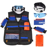Tactical Vest Refill Magazine Darts Strap Kits for Nerf Blaster Outdoor Game Toy Compatible Nerf Mega Nerf Accessories