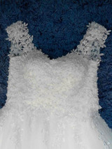 onlybridals Ball Gowns Spaghetti Straps White Ivory Tulle Wedding Dresse Bridal Dress