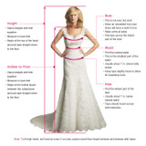 A-line V neck Beaded Wedding Dress With Sleeves Rustic Wedding Gowns Sparkly Bridal Gowns AMY2872