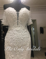 onlybridals Cheap Romantic Wedding Dress Lace Retro Bridal Gown Mermaid Wedding Custom