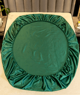 Solid Color Ice Silk Fitted Sheet
