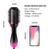 Blower Brush Hair Professional Hair Dryer Brush Salon Blow Dryer Hot Air Brush Hair Straightener Curler Comb One Step Hair Dryer
