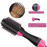 Blower Brush Hair Professional Hair Dryer Brush Salon Blow Dryer Hot Air Brush Hair Straightener Curler Comb One Step Hair Dryer
