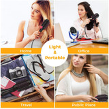 Blower Brush Hair Professional Hair Dryer Brush Salon Blow Dryer Hot Air Brush Hair Straightener Curler Comb One Step Hair Dryer