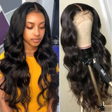 Fashion Hair 30 32inch 13x4 Lace Front Human Hair Wigs For Black Women Remy Malaysian Body Wave 4x4 Lace Closure Wig HD Transparent Wig