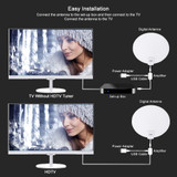 Amplified TV Antenna Indoor, HDTV Digtial HD Antennas, Leaf Antenna - 60 Miles