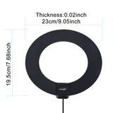 Vimicy [New Version] Indoor TV Aerial 60 Mile Range Amplified HDTV TV Antenna