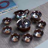 Chinese Kung Fu Tea Set Ceramic Glaze Teapot