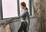 **TL  Women's Sports Wear For Fitness Women Jersey Seamless Long Sleeve Gym Woman Sport Shirt Yoga Top Female Workout Tops T-shirt