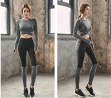 **TL  Women's Sports Wear For Fitness Women Jersey Seamless Long Sleeve Gym Woman Sport Shirt Yoga Top Female Workout Tops T-shirt