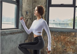 **TL  Women's Sports Wear For Fitness Women Jersey Seamless Long Sleeve Gym Woman Sport Shirt Yoga Top Female Workout Tops T-shirt