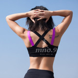 **TS  Yoga Shirt Cross Back Running Sport Shirt Push Up Sports T-shirt Gym T Shirt For Women Fitness Shirt Top Sujetador Deportivo