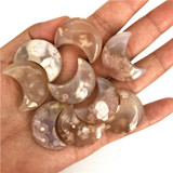 Cherry Blossom Agate Moon