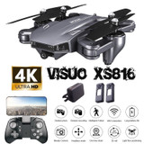 Visuo XS816 Drones 4k profesional Helicopter WiFi FPV Optical Flow Positioning Foldable Dual Camera Selfie RC Quadcopter Dron
