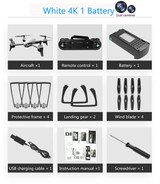 SG106 WiFi FPV RC Drones 4K Dual Camera RC Helicopter 1080P HD Camera Quadcopter Aircraft Quadrocopter Aerial Video Toys For Kid