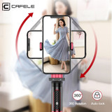 Cafele Handheld Gimbal Stabilizer For Phone Camera Single Axis Foldable Bluetooth Wireless Selfie Stick For Andoid iPhone