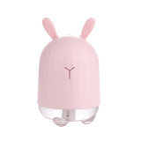 Lovely Rabbit Air Humidifier USB Aroma Diffuser with LED Lamp Mini Ultrasonic Cool Mist Maker Fogger for Office Home Car