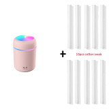 Portable USB Ultrasonic Dazzle Cup Aroma Diffuser Cool Mist Maker Air Humidifier Purifier with Romantic Light
