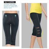 Women Calf-length High Waist Fitness Gym Yoga Legging Pants