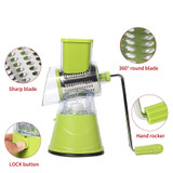 Manual vegetable chopper  add-ons multifunction Round Mandoline Slicer Potato Cheese Kitchen Gadgets