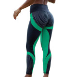 Gauze Pattern design Sporting  Jogging flexible Slender Leggings