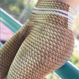 Gauze Pattern design Sporting  Jogging flexible Slender Leggings