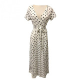 Women  Long  Dot Beach  Maxi Evening  Sundress Party Dress