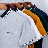 Polo Brand Clothing Men Polo Shirt Solid Casual Tee Shirt Tops High Quality Slim Fit Shirt