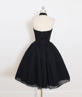 onlybridals Short prom dress  Simple Black Halter Short Prom Dress Homecoming Dress