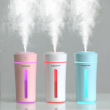 Colorful cup mini humidifier USB new humidifier desktop humidifier car humidifier large capacity hydrating