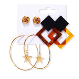 Set Of Tassel Pearl Women's Earrings