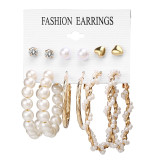 Set Acrylic Earrings For Women Bohemian Earrings Big Dangle Drop Earring