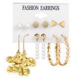 Set Acrylic Earrings For Women Bohemian Earrings Big Dangle Drop Earring