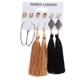 Set Acrylic Earrings For Women Bohemian Earrings Big Dangle Drop Earring