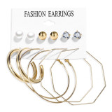 Set Acrylic Earrings For Women Bohemian Earrings Big Dangle Drop Earring