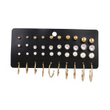 FNIO Women's Earrings, Set Pearl Earrings For Women, Bohemian Fashion Jewelry