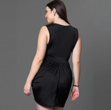 Women Dresses Sexy Club Deep V Summer Dress Bag Hip Evening Party Dress
