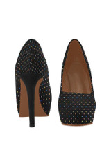 Talons hauts pour femmes à pois colorés