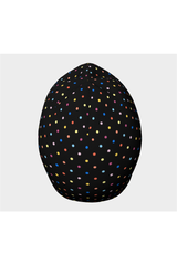 Bonnet à pois colorés