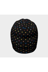 Bonnet à pois colorés