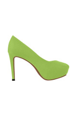 Talons hauts pour femmes vert citron