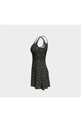 Robe évasée à pois musicaux