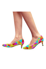 Escarpins à talons bas à bout pointu Fiesta Time pour femmes
