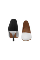 Escarpins à talons bas à bout pointu pour femmes Fade Black