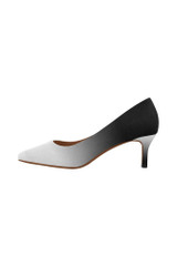 Escarpins à talons bas à bout pointu pour femmes Fade Black