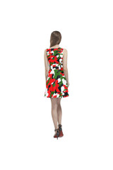 Robe patineuse sans manches Thea Camouflage de Noël