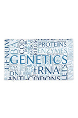 Taie d'oreiller Genetic Word Cloud Basic uniquement