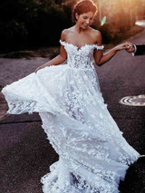 onlybridals Beach Wedding Dress  Sexy Backless Boho Wedding Dress Bridal Gowns