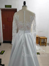 onlybridals Beach Bride Dress Appliques Lace Sexy See Through Back White Ivory Wedding Gown