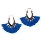Fringe Vintage Boho Bohemian Ethnic Tassel Drop Dangle Hanging Earrings for Women Female Trendy Jewelry Accessories